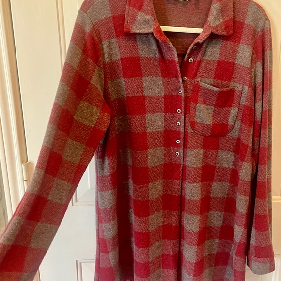 Soft Surroundings Mad About Plaid Tunic - Picture 4 of 14
